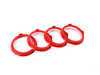 ES#2185353 - AP666571 - 66.6-57.1 Hub Centric Rings - Set Of Four - Plastic 66.6mm to 57.1mm hub centric rings for proper wheel fitment - ECS - Audi BMW Volkswagen