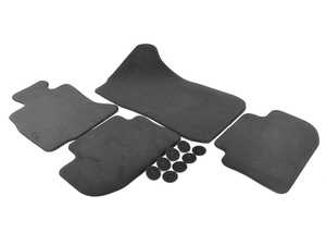 ES#3134492 - 51477288609 - F06 Floor Mat Set - Anthracite - Genuine BMW - BMW