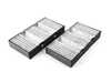 ES#3691040 - 1668300318 - Charcoal Cabin Filter Set  - A commonly missed filter, used to filter incoming air into the cabin - Mahle - Mercedes Benz