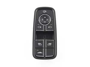ES#4758640 - 99161315702DML - Door Window Switch - Black With Chrome Accents - Vemo - Porsche