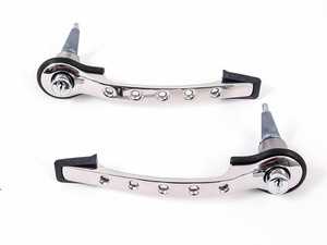 ES#4315447 - DH42 - Rennline Drilled Door Handles - Pair - Includes new gaskets, lock cylinders, and keys - Rennline - Porsche