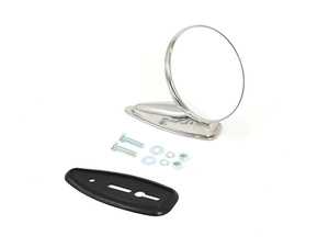 ES#4315478 - E115 - Classic Stainless Steel Mirror - Frameless - Priced Each - Replace your cracked or faded mirror with this quality reproduction - Rennline - Porsche