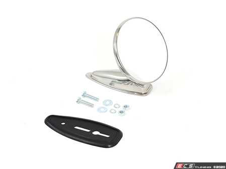 ES#4315478 - E115 - Classic Stainless Steel Mirror - Frameless - Priced Each - Replace your cracked or faded mirror with this quality reproduction - Rennline - Porsche