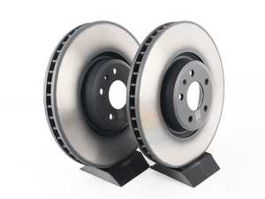 ES#3450231 - 4m0615301anKT - Front Brake Rotors - Pair (350x34) - Restore the stopping power in your vehicle - Genuine Volkswagen Audi - Audi