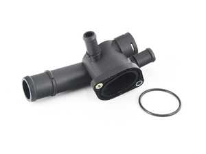 ES#2708569 - 038121132D - Coolant Hose Flange - Common point of failure or leaking for the cooling system on your TDI. - URO - Volkswagen