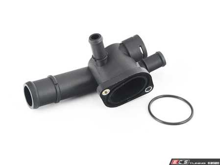 ES#2708569 - 038121132D - Coolant Hose Flange - Common point of failure or leaking for the cooling system on your TDI. - URO - Volkswagen