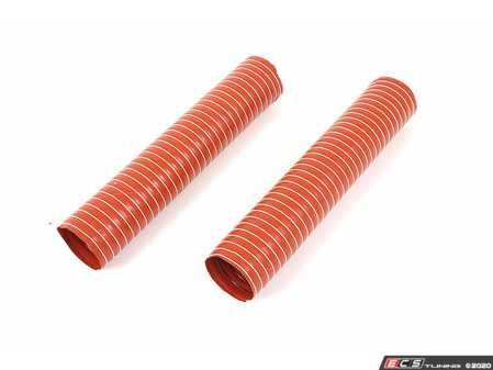 ES#4315552 - I48 - Rennline Silicone Heat Exchanger Hoses - Pair - Heat resistant hoses to replace the ugly, delicate factory ones. 60mm x 330mm - Rennline - Porsche