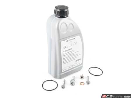 ES#4158776 - G060175A3KTKT2 - Haldex Service Kit - With ECS Magnetic Drain Plug  - Includes new drain/fill plugs, fluid, and hardware/seal kit for the Haldex pump - Assembled By ECS - Audi Volkswagen