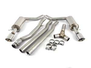 ES#3969902 - SMNS015 - Scorpion Cat-Back Exhaust - 100mm Tips - NON Resonated  - Built to last with 304 stainless steel and engineered for dyno-proven power gains. Scorpion proves performance exhaust doesn't need to be intolerably loud to sound great. - Scorpion - MINI