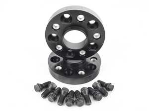 ES#4159862 - 5055664SW - 25mm DRA Series Trak Wheel Spacers (Black) - Pair - Fine tune your stance and improve handling - Includes special bolts to mount these spacers to your BMW's wheel hubs. - H&R - BMW MINI