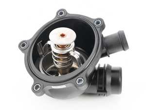 ES#3485965 - 079121115BL - Thermostat Assembly  - Includes sealing gasket and housing - Genuine Volkswagen Audi - Audi