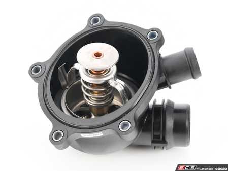 ES#3485965 - 079121115BL - Thermostat Assembly  - Includes sealing gasket and housing - Genuine Volkswagen Audi - Audi