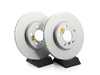 ES#3989321 - CRK7980 - Z17 Coated Brake Kit - Front Pair 11.57" (294x22) - Includes Evolution GEOMET Coated Rotors & Z17 Clean Ride Ceramic Brake Pads - Power Stop - MINI