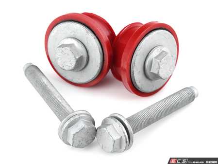 ES#3988159 - 021081ecs01KT -  MK4 Polyurethane Front Subframe Bushing Kit - Replace your worn, clunking subframe bushings with our ECS 80A durometer Poly. Bushings for enhanced grip and comfort - ECS - Volkswagen