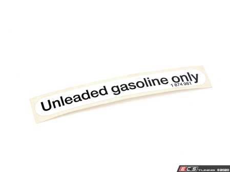 ES#78983 - 51141874981 - TAG-UNLEADED FUEL - Genuine BMW - BMW