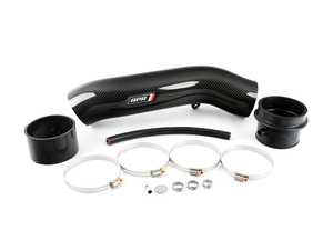 ES#3613170 - CI100038B - APR Turbocharger Inlet System (Rear Carbon Tube Only)  - Massive 4" carbon fiber inlet tube attaches to the factory airbox - APR - Audi