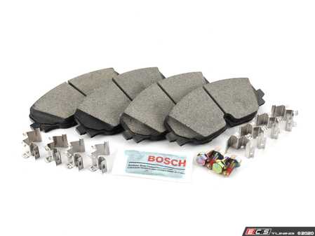 ES#4030772 - 3QF698151 - QuietCast Brake Pad Set - Front - Semi-metallic formula for excellent braking performance - Bosch - Volkswagen