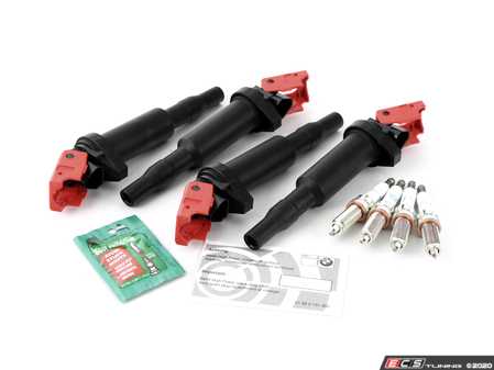 ES#4067055 - 12138616153KT4 - Performance Ignition Service Kit - Everything you need to service your ignition system including NGK spark plugs and Bav Auto ignition coils - Assembled By ECS - BMW