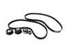 ES#3648530 - 9442TURBOTBKT - 83-86 944 Turbo Timing Belt Kit - Includes Timing Belt, Balance Shaft Belt, Balance Shaft Roller, Balance Shaft Tensioner, Timing Belt Tensioner, and Idler Roller - Assembled By ECS - Porsche