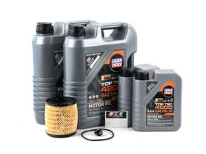 ES#3184737 - 07Z115562KT5 - Oil Service Kit - With ECS Magnetic Drain Plug - Includes Genuine oil filter and Liqui Moly 5w-30 oil - Assembled By ECS - Volkswagen