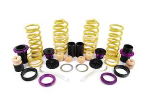 ES#3427376 - 253100AU - KW H.A.S. - Height Adjustable Spring Kit - Retains the use of your factory shocks while providing the ability to adjust ride height from 0.8" to 1.8" Front 1.0" to 1.8" Rear - KW Suspension - Audi