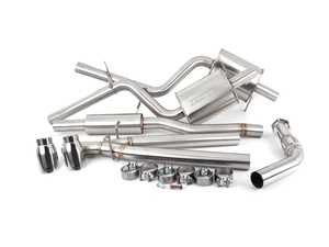 ES#2848045 - CTS-EXH-CB-0011 - Cat-Back Exhaust System - 2.5" stainless steel with dual 3" polished stainless tips - CTS - Audi