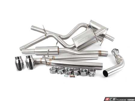 ES#2848045 - CTS-EXH-CB-0011 - Cat-Back Exhaust System - 2.5" stainless steel with dual 3" polished stainless tips - CTS - Audi