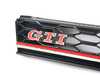 ES#3649321 - 5G0853651CMCEE - MK7.5 GTI Radiator Grille  - Gloss black honeycomb with "Tornado Red" strip with "GTI" badge. VW badge sold separately. - Genuine Volkswagen Audi - Volkswagen