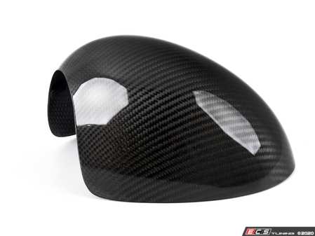 ES#79602 - 51160415373 - JCW Carbon Fiber Mirror Cap - Left - (NO LONGER AVAILABLE) - Attaches to the front of the side mirror housing - Genuine MINI - 