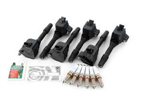 ES#3651495 - 12138643360BKT - Ignition Service Kit - Includes new spark plugs and coils - Assembled By ECS - BMW