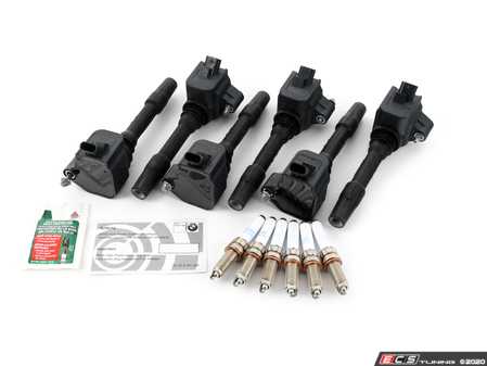 ES#3651495 - 12138643360BKT - Ignition Service Kit - Includes new spark plugs and coils - Assembled By ECS - BMW