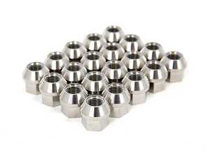 ES#4318346 - LS14.1.25 - Titanium Conical Seat Lug Nut Set - Open Ended - 20 Pieces - Corrosion Resistant, Increased Strength, and Weight Savings - Rennline - BMW