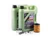 ES#3470582 - N62INS1mgKT - Liqui Moly Molygen Oil Change Kit - Includes Nine quarts of Liqui Moly MolyGen 5w-40 synthetic engine oil, oil filter and new drain plug - Assembled By ECS - BMW