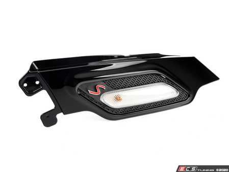 ES#2775559 - 51139812907 - Side Carrier Turn Signal Trim Black Line Cooper S - Left - Mounts to the quarter panel location - Genuine MINI - MINI