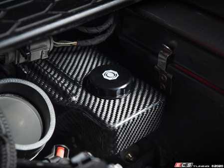 ES#4039245 - 020809ECS01-01 -  Billet Brake Fluid Cap - Black Anodized  - Lose the plastic! - ECS - Audi Volkswagen