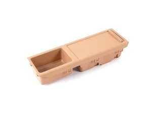 ES#83032 - 51167038325 - E46 Center Console Storage - Beige - (NO LONGER AVAILABLE) - Replaces the center cup holder with a convenient storage compartment - Genuine BMW - 