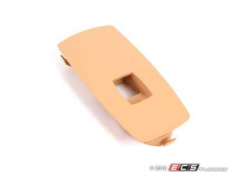 ES#98400 - 51413415810 - Window Switch Cover - Beige - Front Right - Beige plastic trim that surrounds the window switch. - Genuine BMW - BMW
