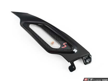 ES#2775707 - 51139812908 - Side Carrier Turn Signal Trim Black Line Cooper S - Right  - Mounts to the quarter panel location - Genuine MINI - MINI