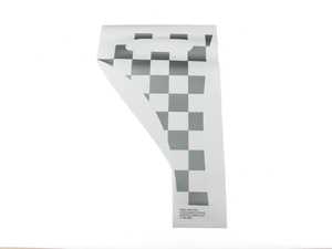 ES#79322 - 51147168903 - Side Decal Left - Checkmate - Used on the front quarter panel - Genuine MINI - MINI
