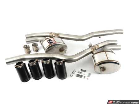 ES#4013762 - 526046 - Supersprint Performance Valved Mufflers - Black Tips - Give your car that exhaust tone you've always wanted! - Supersprint - BMW
