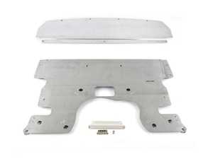 ES#4335464 - 004980la01-10KT - Turner Aluminum Skid Plate - Milled Finish - The last Skid plate you will ever need! Massively improved durability over the factory plastic. Features an access panel for easy oil changes. - Turner Motorsport - BMW