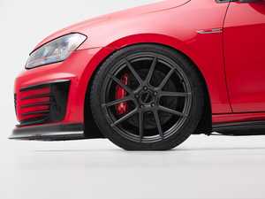 ES#4906602 - 9252292 - 19" Alzor Style M205 Wheel & Tire Package - Nitto (235/35R19) - 19x8.5 ET35 5x112 57.1CB - Matte Gunmetal - With Nitto Motivo Tires (UHP All-Season 91W XL 560A A) - Assembled By ECS - Audi Volkswagen