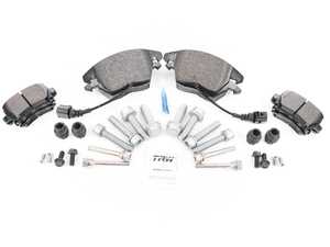 ES#3536717 - 025997ECS0231KT - Performance Front & Rear Brake Service Kit (312x25/282x12) - Featuring ECS V5 cross drilled and slotted rotors and ECS EP24 Enthusiast Performance pads - Assembled By ECS - Volkswagen