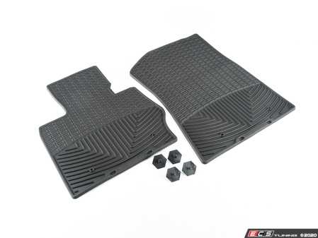 ES#2838893 - W258 - F25 Front All-weather Rubber Floor Mats - Black - All-weather protection to endure the harshest conditions - WeatherTech - BMW