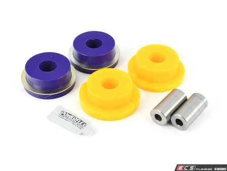 ES#4305558 - PFR5-4610M3 - E46 M3 Street Polyurethane Rear Subframe Bushing - Front Position Set - A more planted subframe means a more planted rear end and better handling - Powerflex - BMW