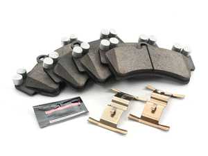 ES#3991123 - Z23-977 - Z23 Evolution Sport Front Brake Pad Set - Carbon fiber infused low-dust ceramic brake pads with hardware - Power Stop - Audi Volkswagen Porsche