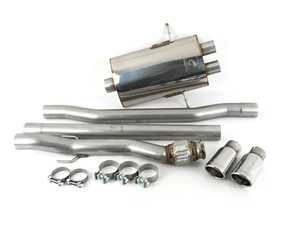 ES#3969561 - SMNS011M - Scorpion Cat-Back Exhaust System Monaco Tailpipes - NON Resonated  - Built to last with 304 stainless steel and engineered for dyno-proven power gains. Scorpion proves performance exhaust doesn't need to be intolerably loud to sound great. - Scorpion - MINI
