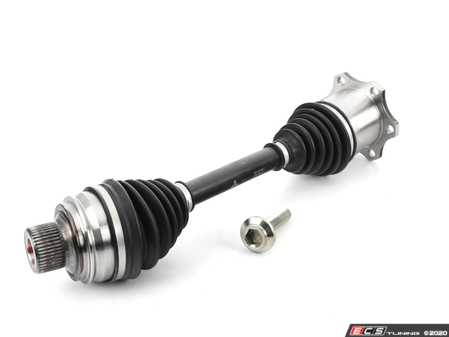 ES#4147768 - 8K0407271P - Front Axle Assembly - Priced Each - Replace your worn or broken axle - Brand new unit, without core charge - TrakMotive - Audi