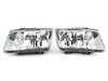 ES#4305303 - 121169 - OE Style Headlight Set - Black - With fog lights, with clear turn signal lenses - Anzo - Volkswagen