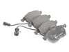 ES#4141586 - 4A0698151 - Front Brake Pad Set - Includes wear sensors. - ATE - Audi